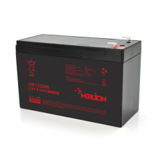 Аккумуляторная батарея MERLION HR1228W, 12V 8,5Ah ( 151 х 65 х 94 (100) ), 2.2 kg Black
