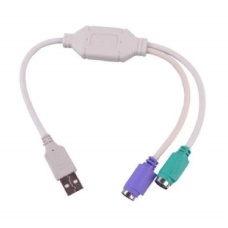 Переходник USB AM / 2*PS2, 20 см, Блистер
