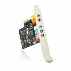 Звуковая карта PCI-E - 5.1CH, 3D 4.1, Windows 98 / Windows2000 / XP / NT win7 32 / 64, BOX