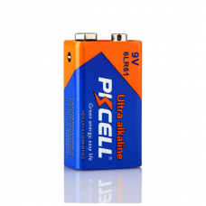 Батарейка щелочная PKCELL 9V / 6LR61, крона, 1 штука shrink цена за shrink