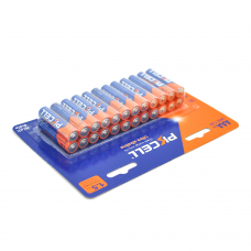 Батарейка щелочная PKCELL 1.5V AAA / LR03, 24 штуки в блистере цена за блистер
