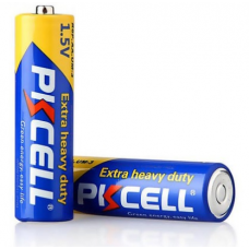 Батарейка солевая PKCELL 1.5V AA / R6, 4 штуки shrink цена за shrink