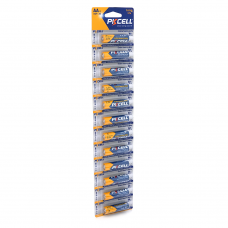 Батарейка солевая PKCELL 1.5V AA / R6, 12 штук в блистере цена за блистер