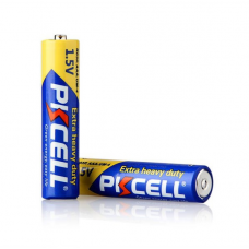 Батарейка солевая PKCELL 1.5V AAA / R03, 2 штуки в блистере цена за блистер
