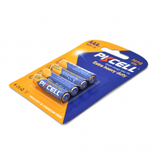 Батарейка солевая PKCELL 1.5V AAA / R03, 4 штуки в блистере цена за блистер
