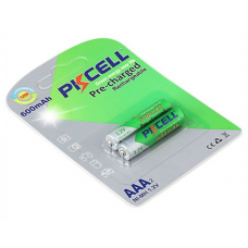 Аккумулятор PKCELL 1.2V AAA 600mAh NiMH Already Charged, 2 штуки в блистере цена за блистер