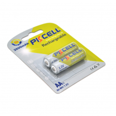 Аккумулятор PKCELL 1.2V AA 2600mAh NiMH Rechargeable Battery, 2 штуки в блистере цена за блистер