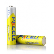 Аккумулятор PKCELL 1.2V AAA 1000mAh NiMH Rechargeable Battery, 2 штуки в блистере цена за блистер