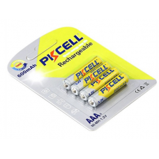 Аккумулятор PKCELL 1.2V AAA 600mAh NiMH Rechargeable Battery, 4 штуки в блистере цена за блистер