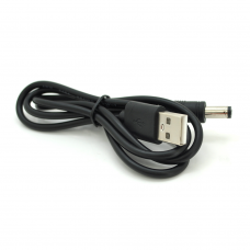 Кабель для планшета USB2.0(M)=> 5.5 / 2.1mm(M), 0,7м, Black, OEM