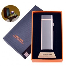 Электроимпульсная зажигалка в подарочной коробке LIGHTER HL-127 Black