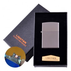 Электроимпульсная зажигалка в подарочной коробке LIGHTER HL-136 Black