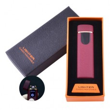 Электроимпульсная зажигалка в подарочной коробке LIGHTER HL-70 Red