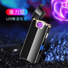 Электроимпульсная зажигалка в подарочной коробке Lighter HL-111 Black
