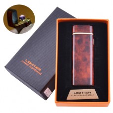 Электроимпульсная зажигалка в подарочной коробке LIGHTER HL-127 Red