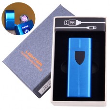 Электроимпульсная зажигалка в подарочной коробке LIGHTER HL-131 Blue