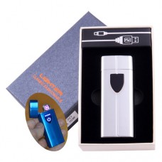 Электроимпульсная зажигалка в подарочной коробке LIGHTER HL-130 Gold