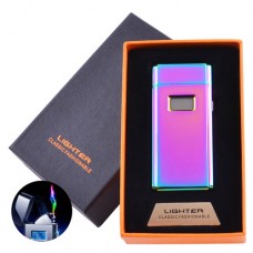 Электроимпульсная зажигалка в подарочной коробке Lighter 5005 Хамелион