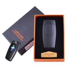 Электроимпульсная зажигалка в подарочной коробке Скорпион HL-106 Black