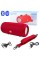 Bluetooth-колонка TG537, speakerphone, радио, red