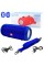 Bluetooth-колонка TG537, speakerphone, радио, blue