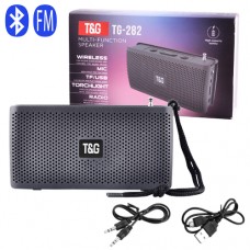 Bluetooth-колонка TG282, speakerphone, радио, grey
