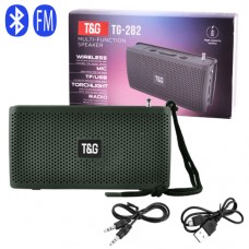 Bluetooth-колонка TG282, speakerphone, радио, dark-green