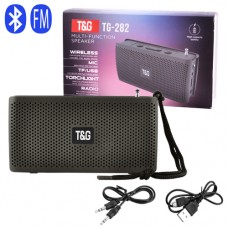 Bluetooth-колонка TG282, speakerphone, радио, black-brown