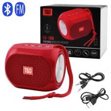 Bluetooth-колонка TG196, speakerphone, радио, red