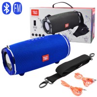 Bluetooth-колонка TG187, speakerphone, радио, power bank, blue