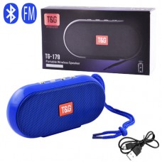 Bluetooth-колонка TG179, speakerphone, радио, blue