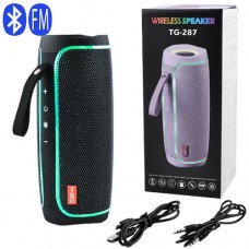 Bluetooth-колонка TG287, lightshow party, speakerphone, радио, black