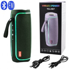 Bluetooth-колонка TG287, lightshow party, speakerphone, радио, green