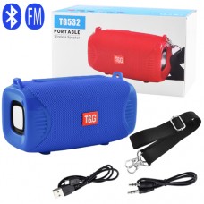 Bluetooth-колонка TG532, speakerphone, радио, PowerBank, blue