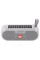 Bluetooth-колонка TG182, speakerphone, радио, PowerBank, часы, солнечная батарея, grey