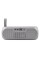 Bluetooth-колонка TG182, speakerphone, радио, PowerBank, часы, солнечная батарея, grey