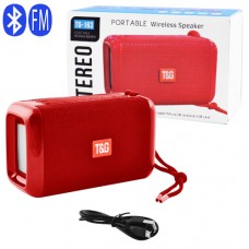 Bluetooth-колонка TG163, speakerphone, радио, red