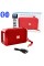 Bluetooth-колонка TG163, speakerphone, радио, red