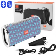 Bluetooth-колонка TG123, speakerphone, радио, blue-grey