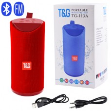 Bluetooth-колонка TG113A, speakerphone, радио, red