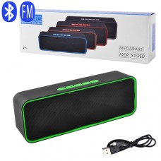 Bluetooth-колонка SC-211, speakerphone, радио, PowerBank, green