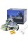 Фонарь налобный 2133-T6+2COB, ЗУ micro USB, 2х18650/3xAA, индикация заряда, signal light, Box