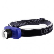 Фонарь налобный 873-XPE, ЗУ micro USB, встроенный аккумулятор, zoom