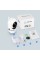 Бездротова поворотна Smart IP-камера відеоняня Y13G HD 720p з датчиком стеження та нічним баченням