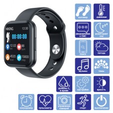 Smart Watch T88, два браслета, black