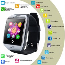Smart Watch Q18, Sim card, silver