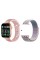 Apl Watch Series 6 M442, 44mm Aluminium, беспроводная зарядка, 2 ремешка, pink