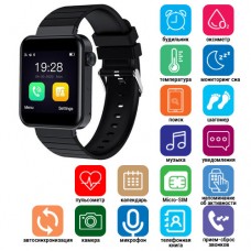 Smart Watch Mi5 pro, Sim card + камера, температура, black