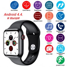Smart Watch C500, Sim card, голосовой вызов, black