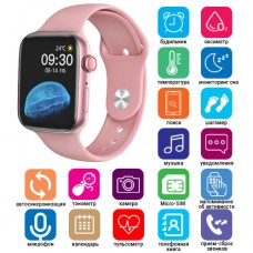 Apl Watch Series 6 HW22, 44mm Aluminium, голосовой вызов, pink
